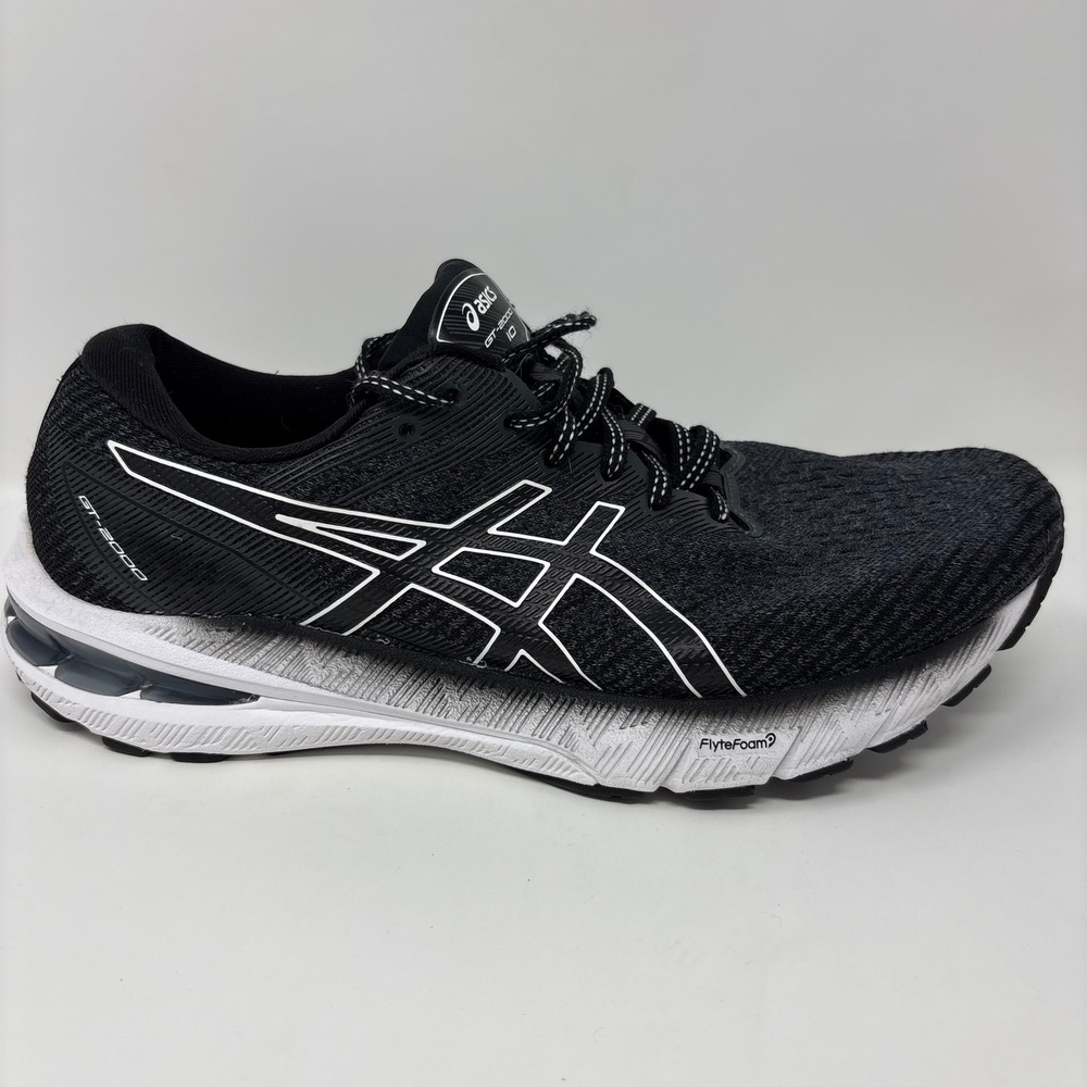 ASICS GT-2000 10 Womens Size 9.5 Black Running Shoes (1012B045)